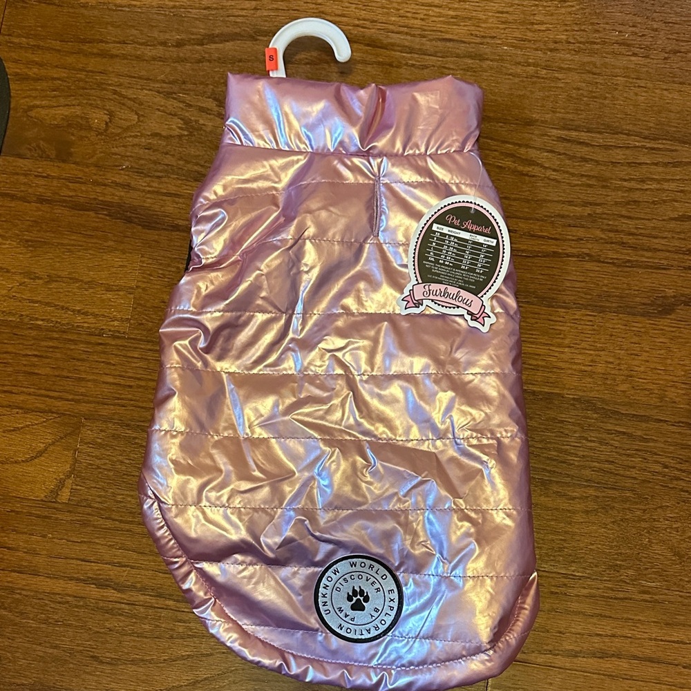 Shimmering Pink Dog Coat